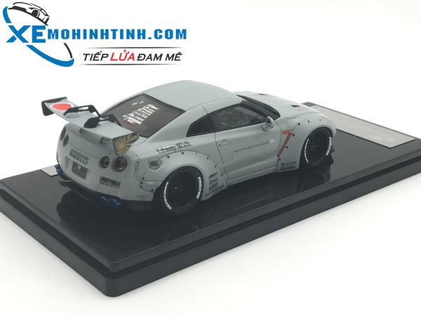 Nissan GTR R35 Liberty Walk 1:43 Onemodel (Xám)