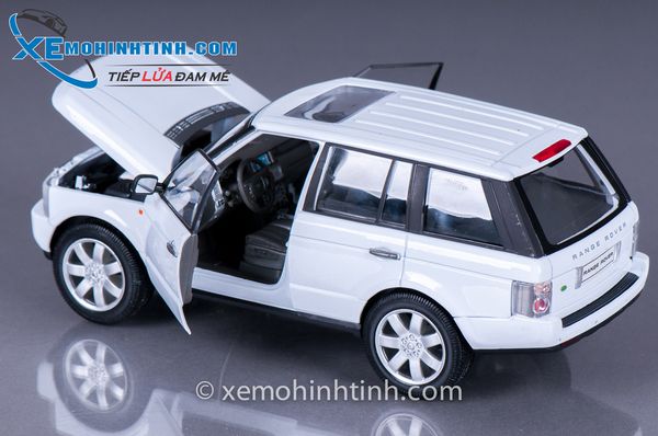 XE MÔ HÌNH LAND RANGE ROVER 1:24 WELLY (TRẮNG)