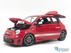 18-12078 MH BBURAGO NEW FIAT 500 ABARTH 1:18 (ĐỎ)