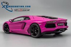 XE MÔ HÌNH LAMBORGHINI AVENTADOR 1:18 AUTOART (HỒNG)