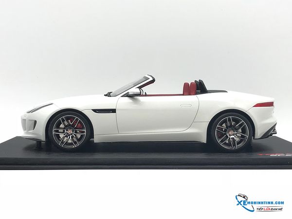 TS0038 MH TOPSPEED 1:18 JAGUAR F-TYPE R CONVERTIBLE POLARIS WHITE