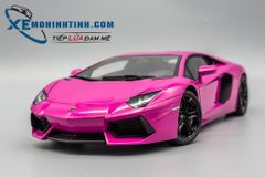 XE MÔ HÌNH LAMBORGHINI AVENTADOR 1:18 AUTOART (HỒNG)