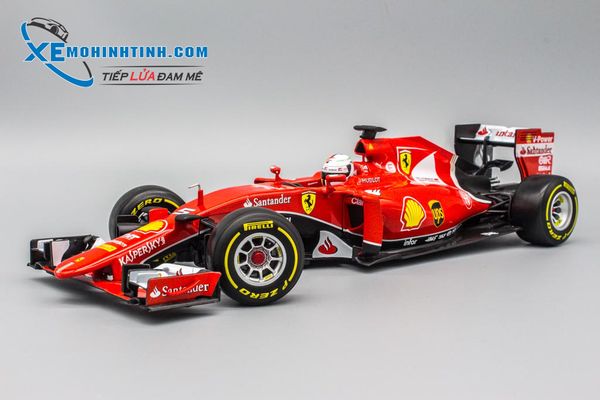 XE MÔ HÌNH FERRARI F1 SF15-T 2015 NO.5 VETTEL 1:18 BBURAGO