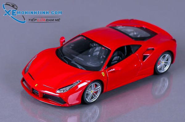 Xe Mô Hình Ferrari 488 Gtb 1:24 Bburago (Đỏ)