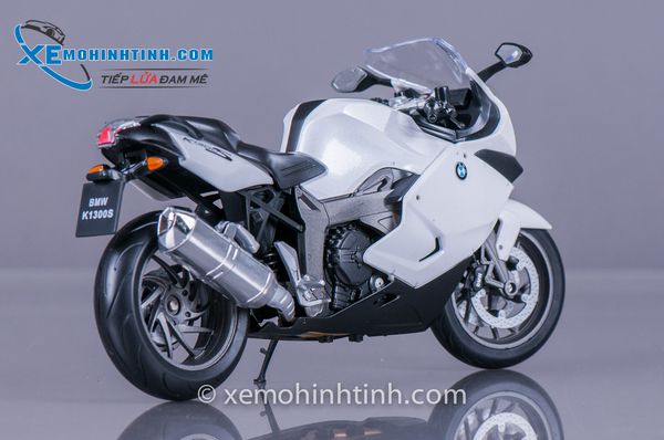 XE MÔ HÌNH BMW K1300S 1:10 WELLY (TRẮNG)