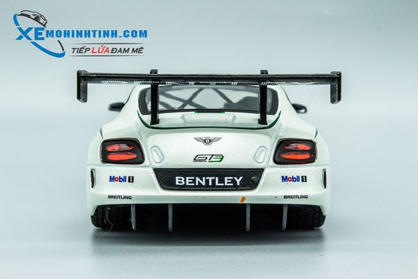 Xe Mô Hình Bentley Continental Gt3 1:24 Bburago (Trắng)