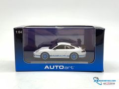 Xe Mô Hình Porsche Carrera 1:64 Autoart ( Trắng Xanh )