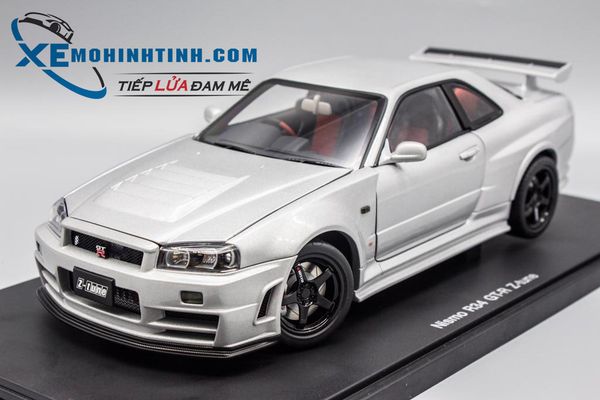 Xe Mô Hình Nismo Gtr34 Ztune 1:18 Autoart (Bạc)