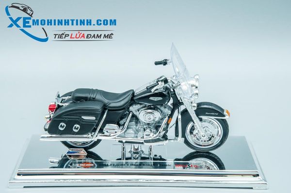 XE MÔ HÌNH HARLEY DAVIDSON 2001 FLHRC Road King Classic 1:18 MAISTO (ĐEN)