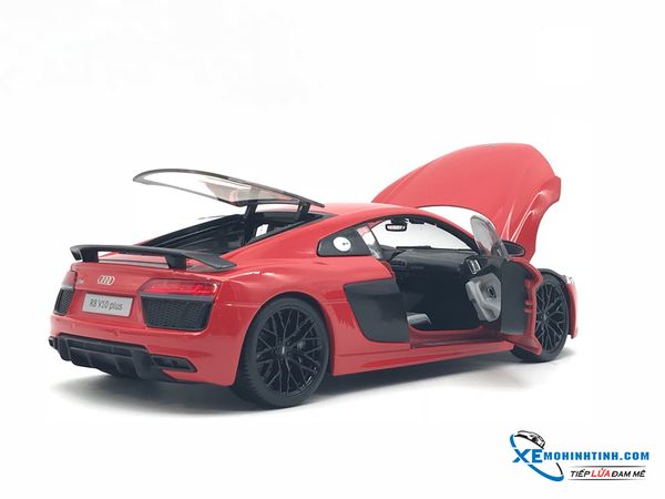 XE MÔ HÌNH AUDI R8 V10 1:18 MAISTO (ĐỎ)