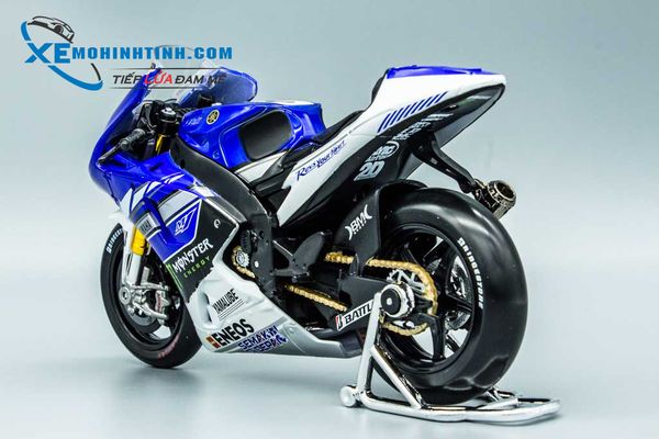 XE MÔ HÌNH YAMAHA M1 GP 99 MONSTER 1:10 MAISTO (XANH)