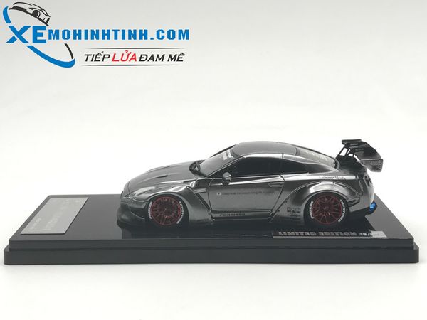 Nissan GTR R35 Liberty Walk 1:43 Onemodel (Chrome)