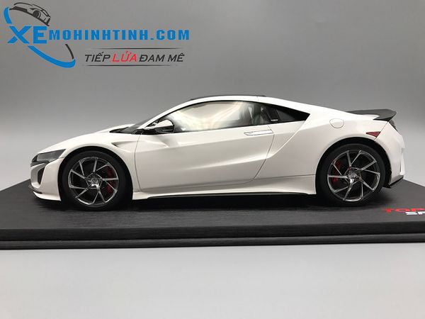 XE MÔ HÌNH HONDA NSX 1:18 TOPSPEED (TRẮNG)