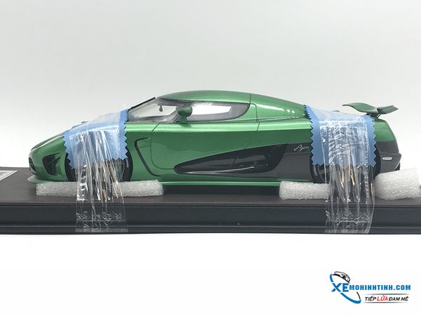 Xe mô hình Koenigsegg Agera S 1:18 FrontiArt ( Green Carbon )