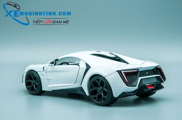 Xe Mô Hình Lykan Hypersport 1:24 Jada Toys (Trắng)