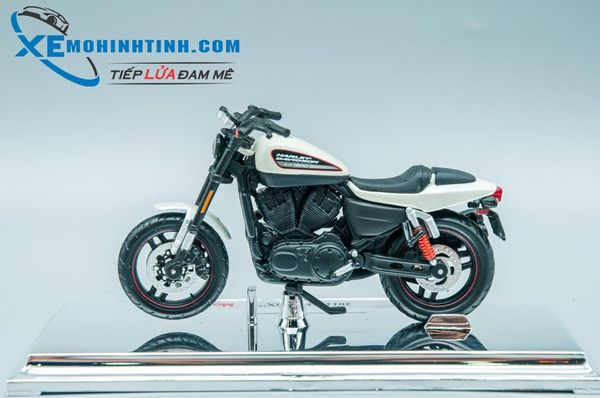 XE MÔ HÌNH HARLEY DAVIDSON 2011 XR 1200X 1:18 MAISTO (TRẮNG ĐEN)