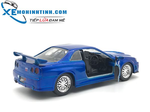 Brian'S Nissan Skyline Gt-R 1:32 (Xanh)