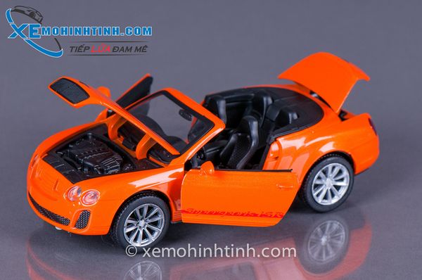 Xe Mô Hình Bentley Continental Mui Trần 1:32 Mz (Cam)