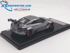 Nissan GTR R35 Liberty Walk 1:43 Onemodel (Chrome)