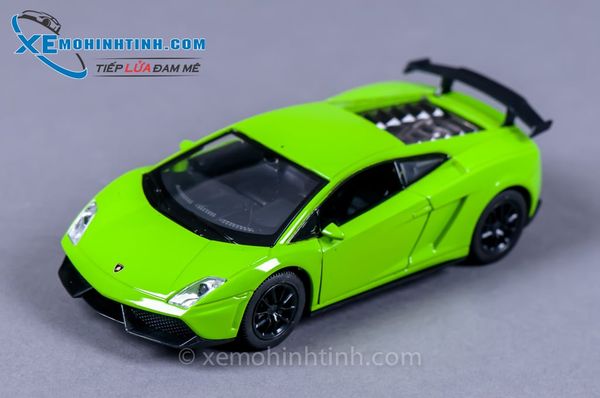 Xe Mô Hình Lamborghini Gallardo Superleggera 1:32 Kdw (Xanh Lá)