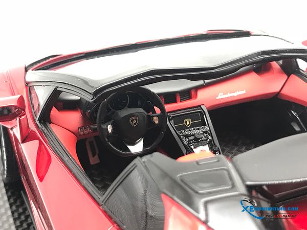 Xe mô hình lamborghini Aventador Roadster LB 1:18 ( Đỏ )