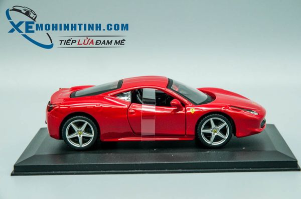 XE MÔ HÌNH FERRARI 458 1:32 BBURAGO (ĐỎ)