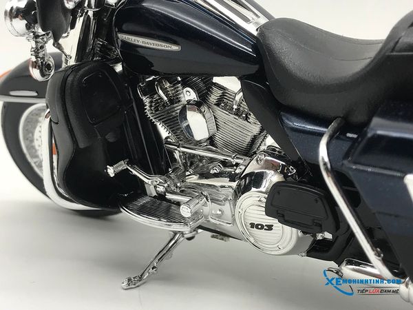 XE MÔ HÌNH Harley Davidson FLHTK Electra Glide Ultra Limited 2013 1:12 Maisto ( Xanh )