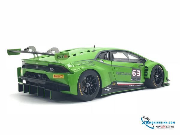 81529 MH 1:18 LAMBORGHINI HURACAN GT3 (VERDE MANTIS 4-LAYER/GREEN PEARL/#63)