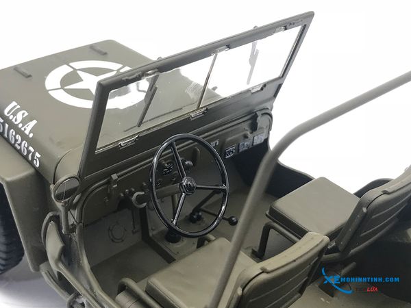 18055B MH WELLY FX JEEP 1941 WILLYS MB 1:18 (QUÂN ĐỘI)