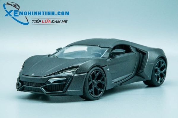 XE MÔ HÌNH LYKAN HYPERSPORT 1:24 JADA TOYS (ĐEN NHÁM)