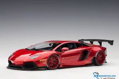 XE MÔ HÌNH LIBERTY WALK LB-WORKS LAMBORGHINI AVENTADOR (METALLIC RED) 1/18 AUTOART