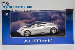 Xe Mô Hình Pagani Huayra 1:43 Autoart (Bạc)