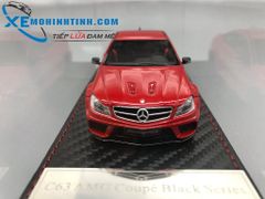 XE MÔ HÌNH MERCEDES-BENZ C63 AMG COUPE BLACK SERIES 1:43 FRONTIART (ĐỎ)