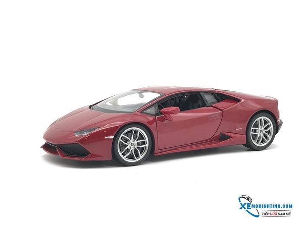 XE MÔ HÌNH LAMBORGHINI HURACAN 1:24 WELLY (ĐỎ)