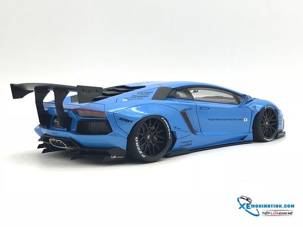 ''1/18 LB-WORKS LAMBORGHINI AVENTADOR (METALLIC SKY BLUE)''