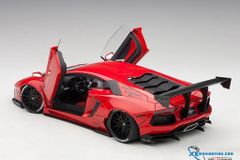 XE MÔ HÌNH LIBERTY WALK LB-WORKS LAMBORGHINI AVENTADOR (RED) 1/18 AUTOART