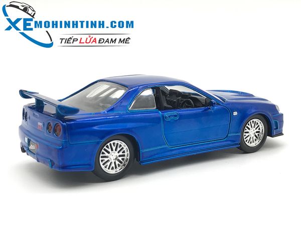 Brian'S Nissan Skyline Gt-R 1:32 (Xanh)