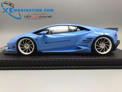 XE MÔ HÌNH LAMBORGHINI HURACAN LIBERTY WALK 1:18 GSMODEL (XANH)