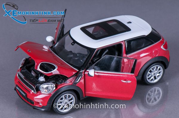 XE MÔ HÌNH MINI COOPER S PACEMAN 1:24 WELLY (ĐỎ)