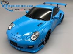 Xe Mô Hình Porsche 997 Liberty Walk 1:18 Gtspirit (Xanh)