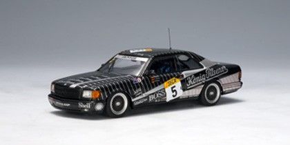 Xe Mô Hình Mercedes-Benz 500 SEC (W126) AMG 24 HRS  Race Spa Franchorchamps 1989 #5 1:43 Autoart ( Đen )