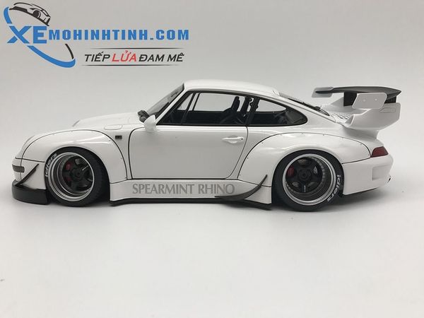 1/18 RWB 993 (WHITE/GUN GREY WHEELS)