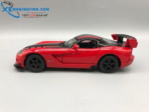 Xe Mô Hình Dodge Viper Srt10 Acr 1:24 Bburago (Đỏ Đen)