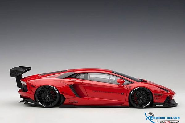 XE MÔ HÌNH LIBERTY WALK LB-WORKS LAMBORGHINI AVENTADOR (RED) 1/18 AUTOART