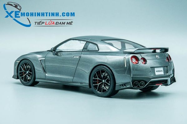 XE MÔ HÌNH NISSAN GT-R35 2017 1:18 TARMAC WORKS(XÁM)