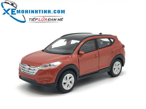 HỘP XE MÔ HÌNH Hyundai Tucson WELLY 1:36 (Cam )