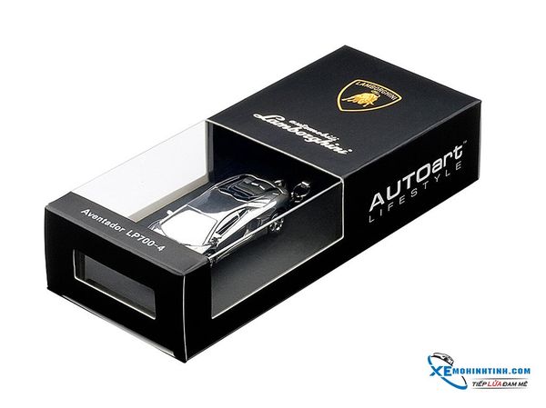 1:87 LAMBORGHINI AVENTADOR LP700-4 KEYCHAIN *Polished Aluminum*