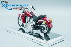 XE MÔ HÌNH HARLEY DAVIDSON 2004 FLSTFI Fat Boy 1:18 MAISTO (ĐỎ)