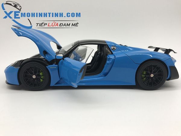 1/18 PORSCHE 918 SPYDER WEISSACH PACKAGE (RIVIERA BLUE)