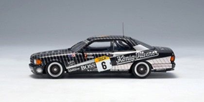 Xe Mô Hình Mercedes-Benz 500 SEC (W126) AMG 24 HRS  Race Spa Franchorchamps 1989 #6 1:43 Autoart ( Đen )